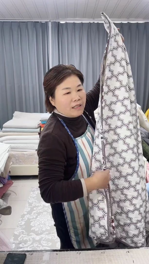 棉2.3*2.5紫格子水洗棉