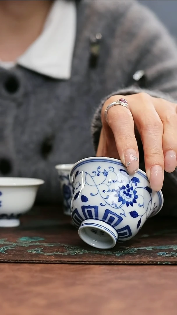 丶**哥镹曰手工手绘柴窑茶具