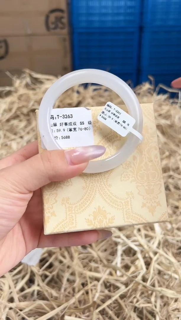未镶嵌手镯石英质玉T-3263