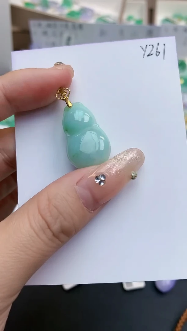 颈饰未镶嵌翡翠天然缅甸A货翡翠