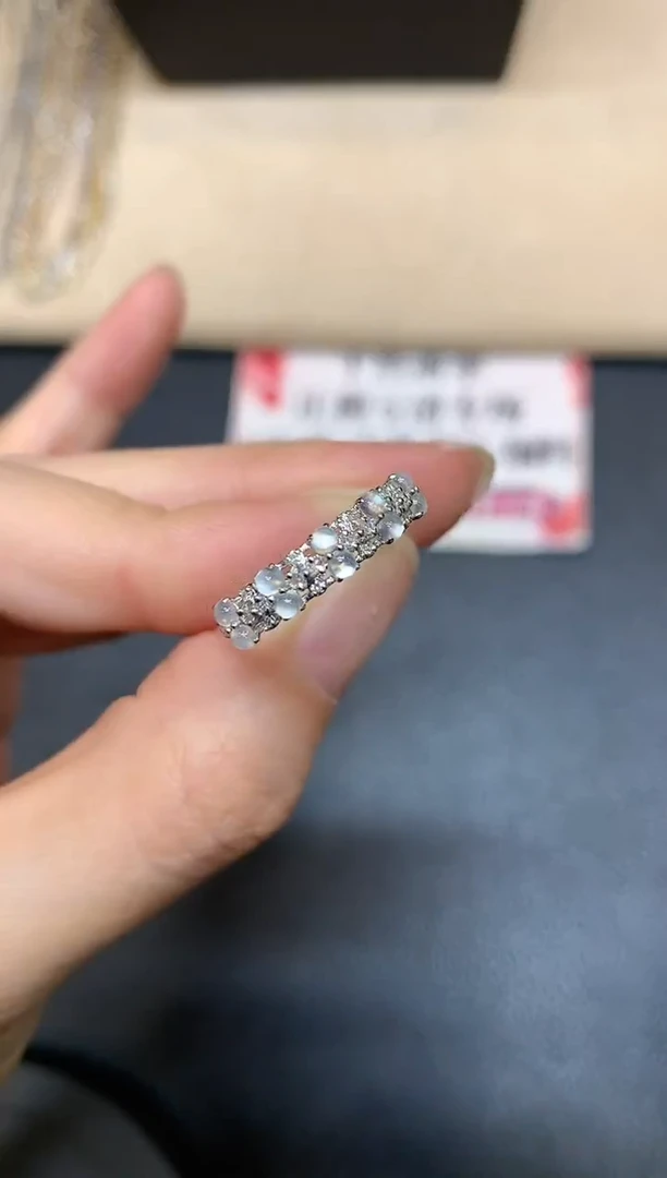 【闪购商品】翡翠戒指18K金镶嵌【无鉴赏期