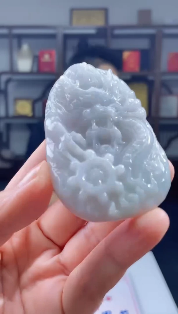 吊坠(不含链)未镶嵌翡翠天然A货翡翠多样性发其一JYZY-9.23-71