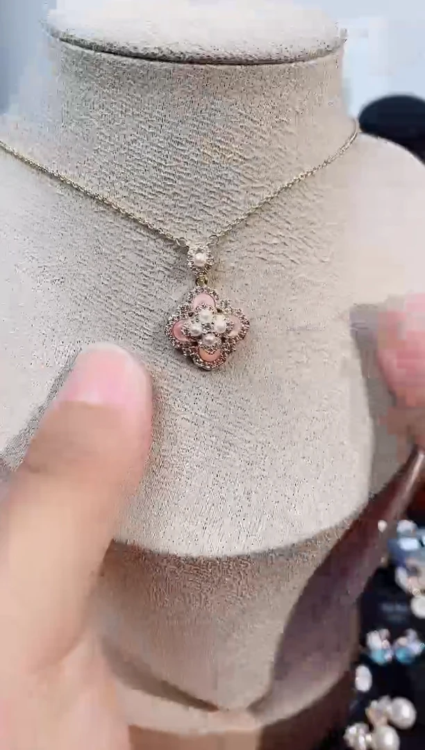 铜合金无925银项链7130