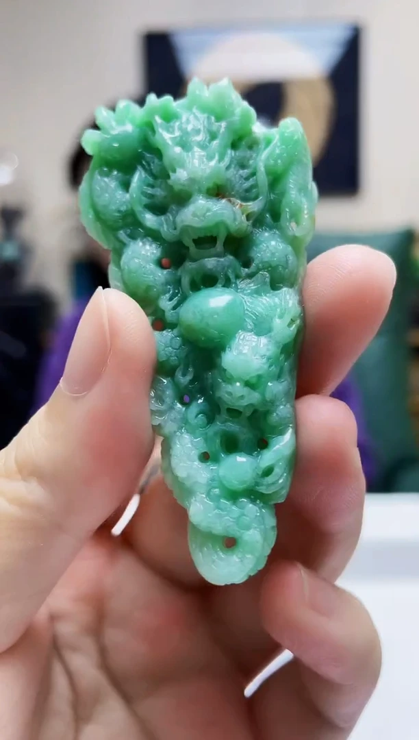 未镶嵌定制翡翠吊坠107