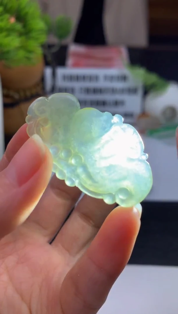 未镶嵌定制翡翠朕**茶---124807