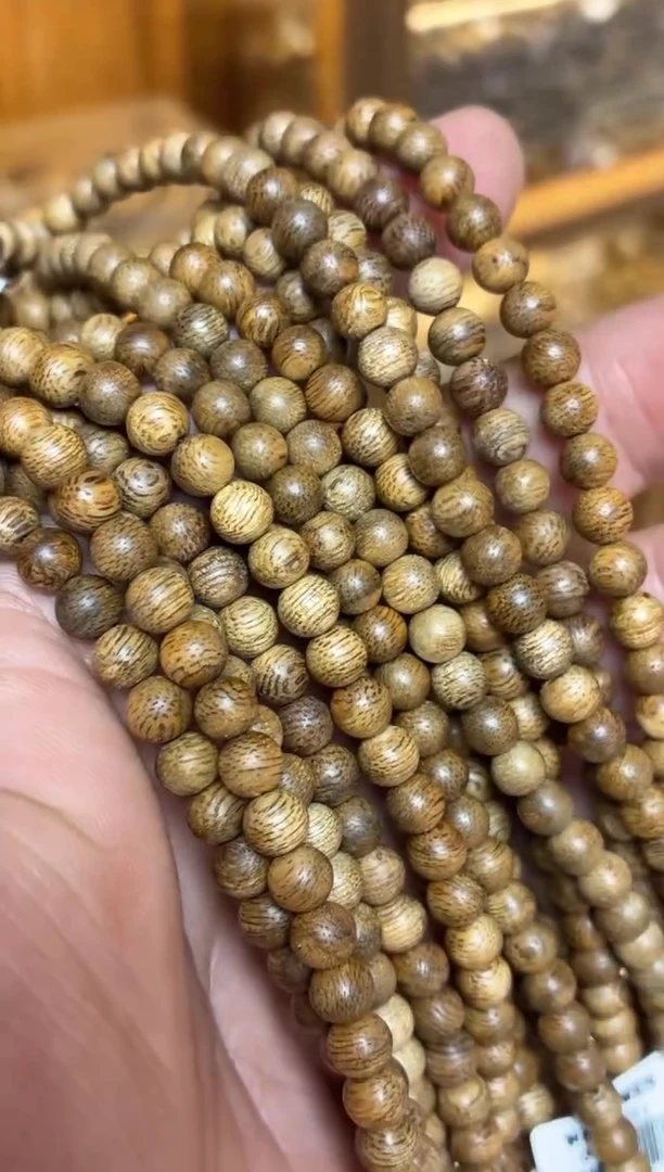 沉香手串 文莱圆珠长串0.6多样性发其一