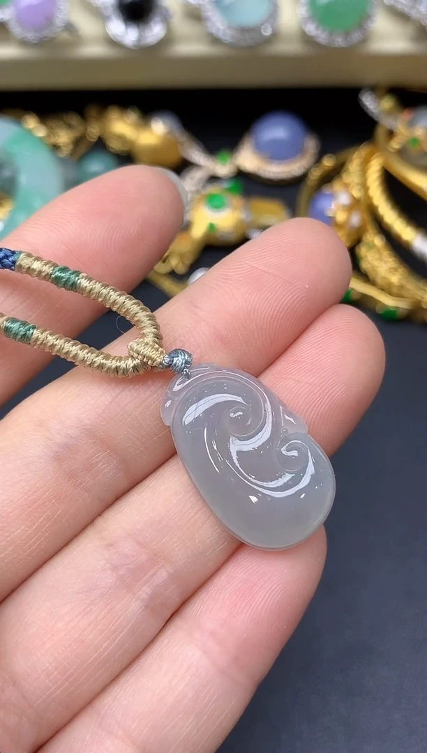 颈饰未镶嵌翡翠113-雪姐翡翠天天见