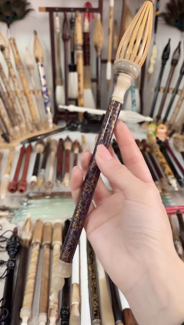 漂***！【清水试笔，拒绝蘸墨】墨舞笔庄毛笔1支