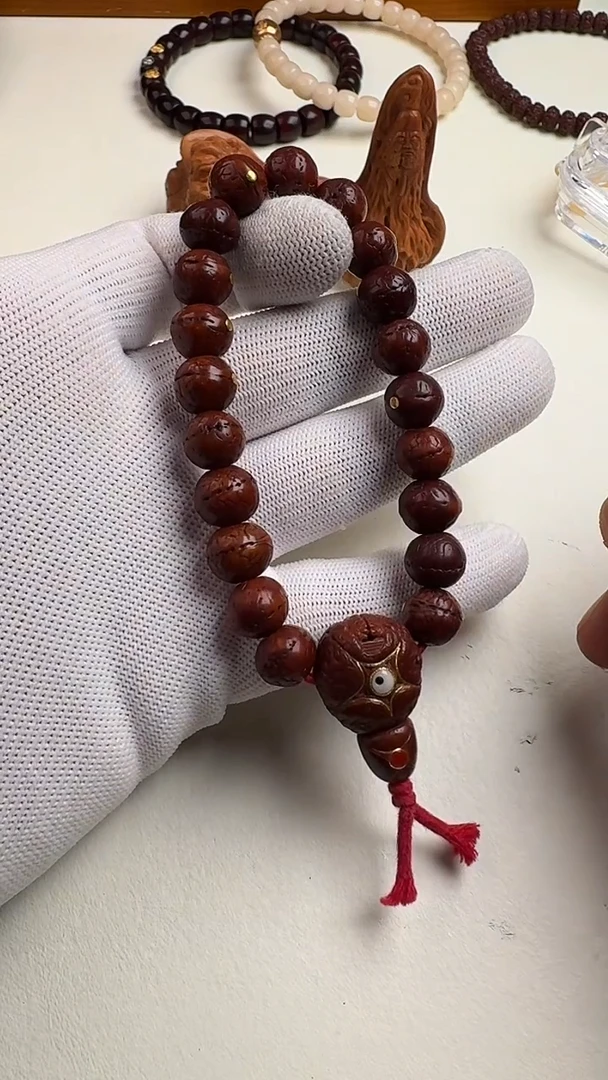 【闪购商品】菩提手串18K金镶嵌凤眼菩提