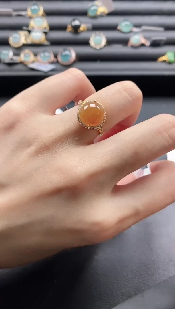【闪购商品】翡翠戒指银S925镶嵌1111