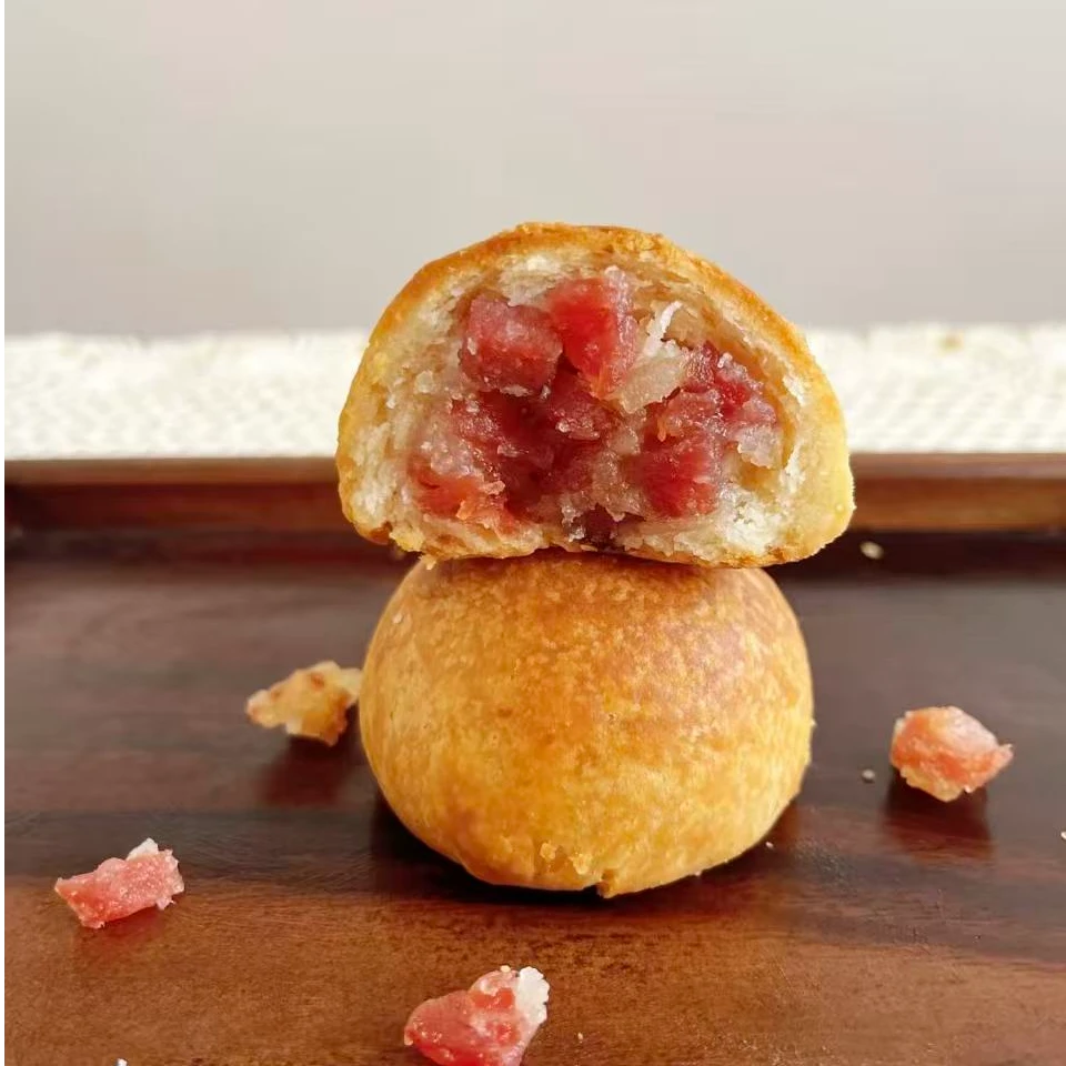 云南正宗火腿饼工厂直销 中秋火腿饼三年老火腿制作中秋送礼佳品