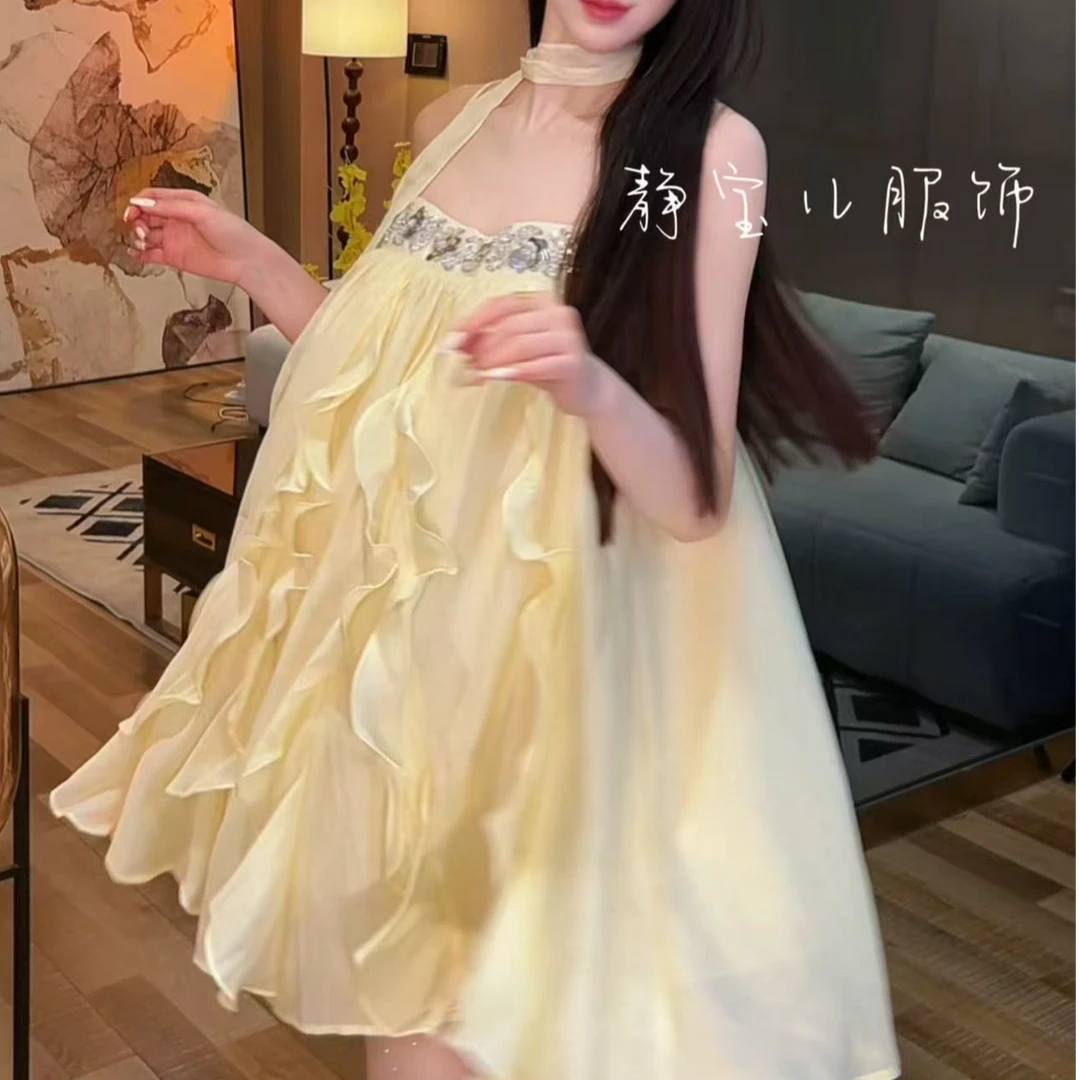 静宝儿【糖水日记】气质显瘦百搭连衣裙