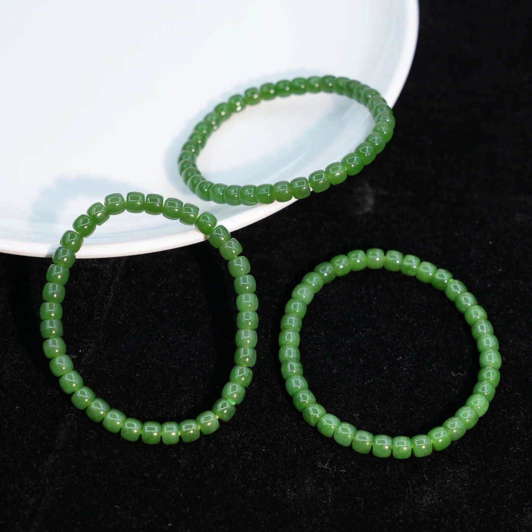 5+碧玉老型手串多样性发一件YB4228803