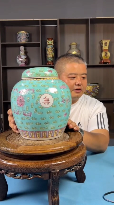 摆件景德镇陶瓷青花摆件37