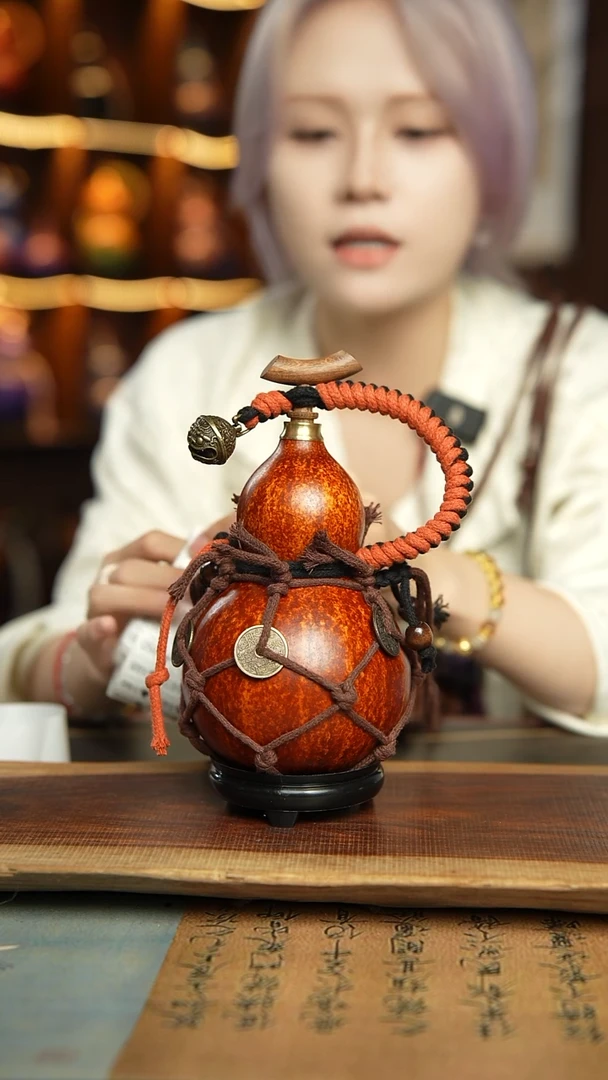 122号600ml左右非遗大漆酒葫芦