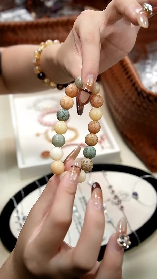 手串菩提未镶嵌孤品手串默认微瑕~