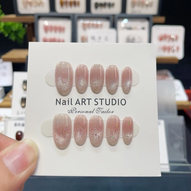 【璀璨】纯手工穿戴甲短款显白仙女款美甲