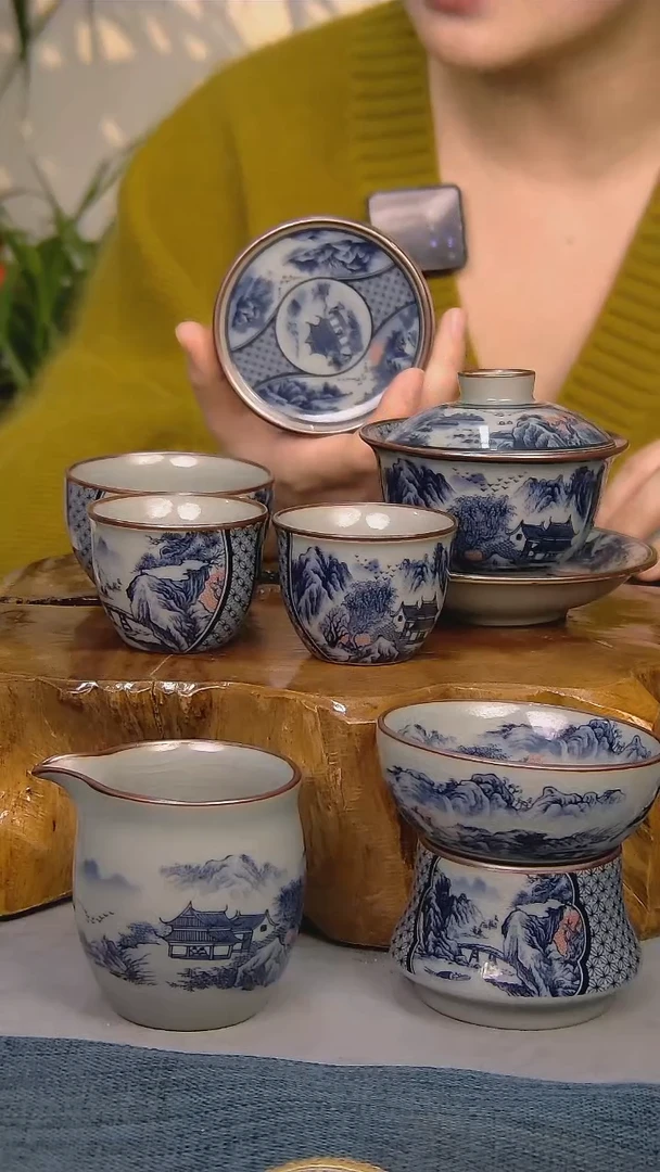 【闪购商品】简装家用款7件套 陶瓷家用茶具系列