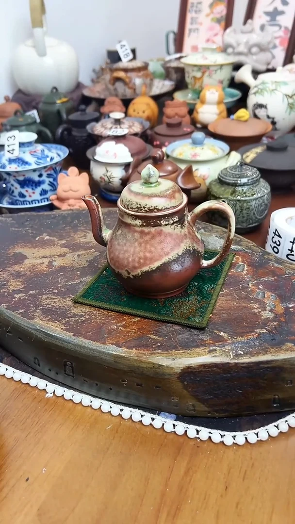 【茶瓷物语】柴烧茶壶