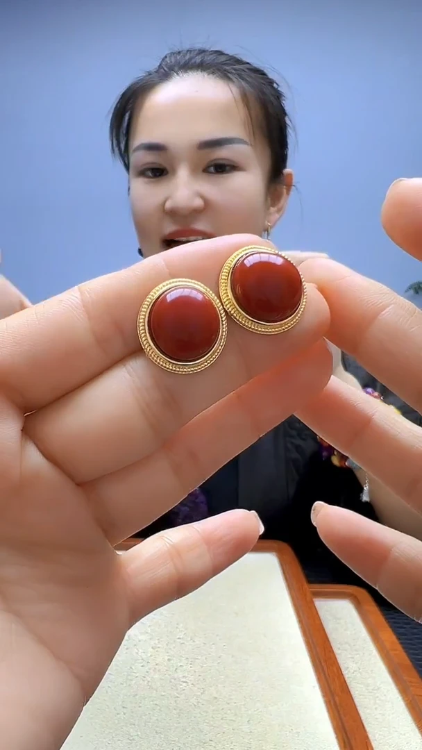 无非金属高货diy劲饰圆牌耳针