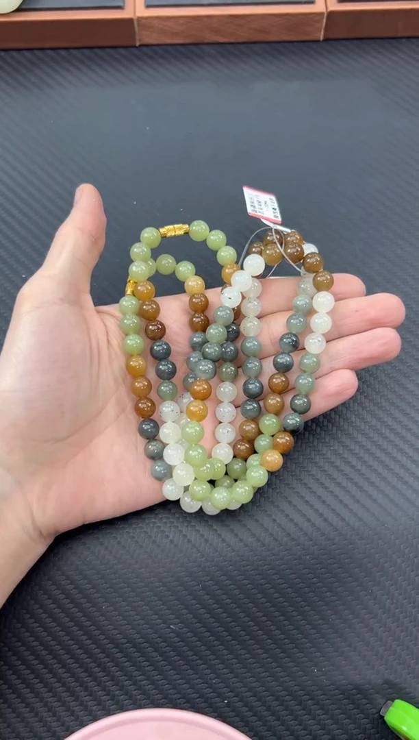 【闪购商品】和田玉项链未镶嵌若羌卡8妈妈链多样性发货拍一发一