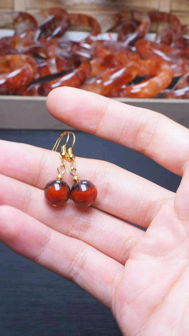 【闪购商品】水晶L009极光荆棘玫瑰耳钩/对未镶嵌多样性发其一