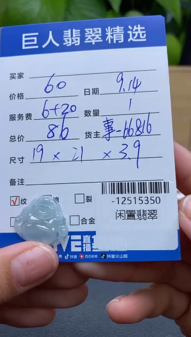 颈饰未镶嵌翡翠?**宝多人-12515350