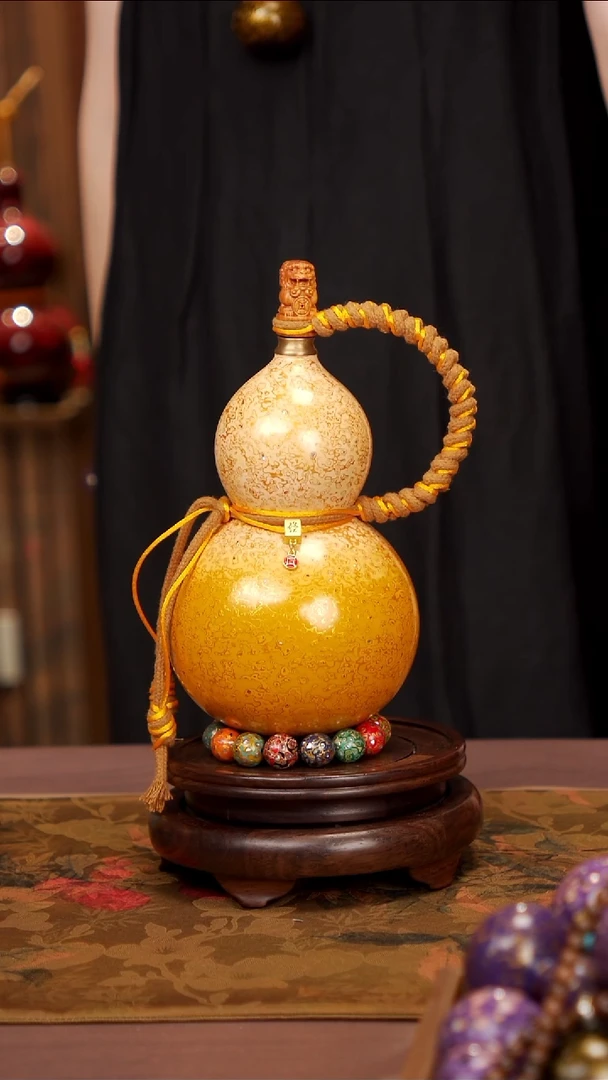 178易林高端工艺大漆酒葫芦--318