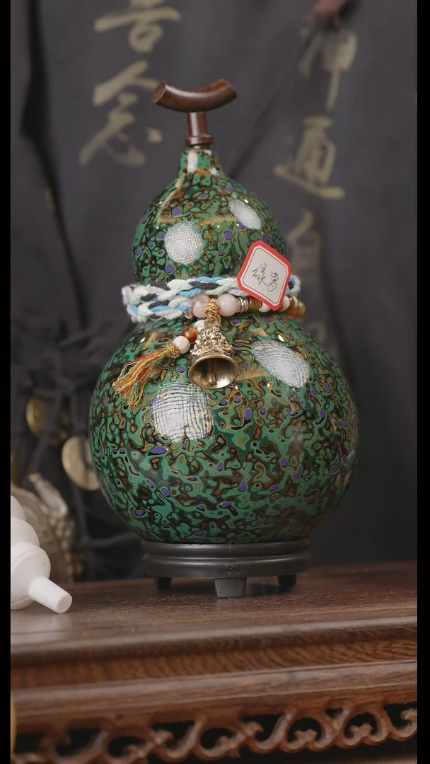 【闪购商品】237号精品天然大漆工艺防渗内胆酒葫芦~