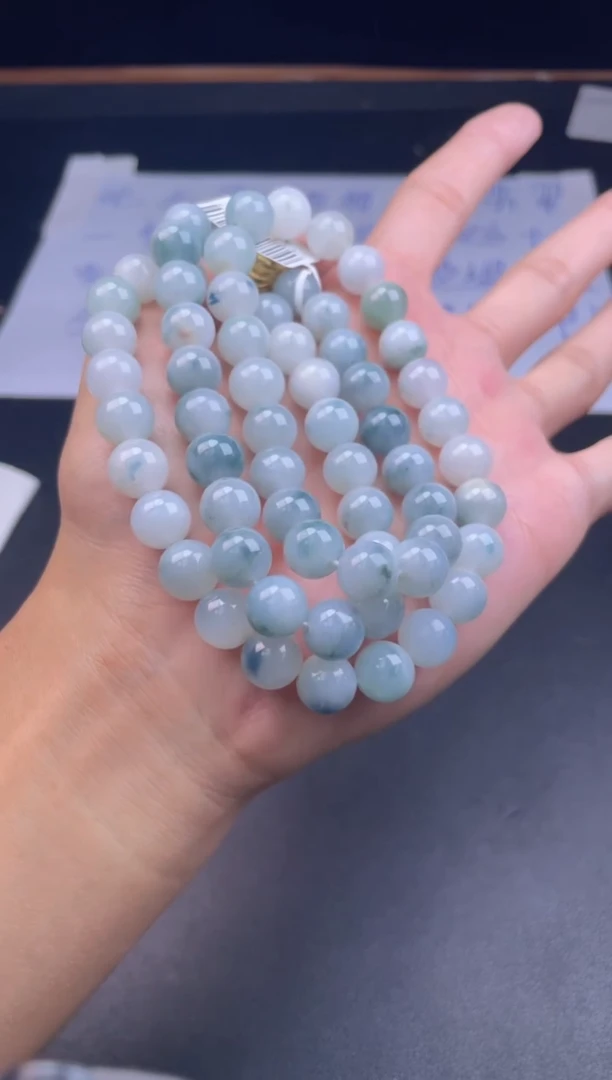 未镶嵌定制翡翠珠串卡10