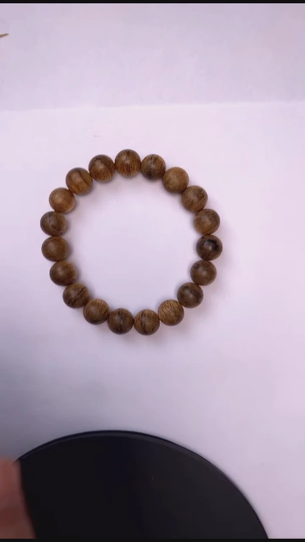 沉香手串CRX1053-12 金菩萨 天然野 多样性发一