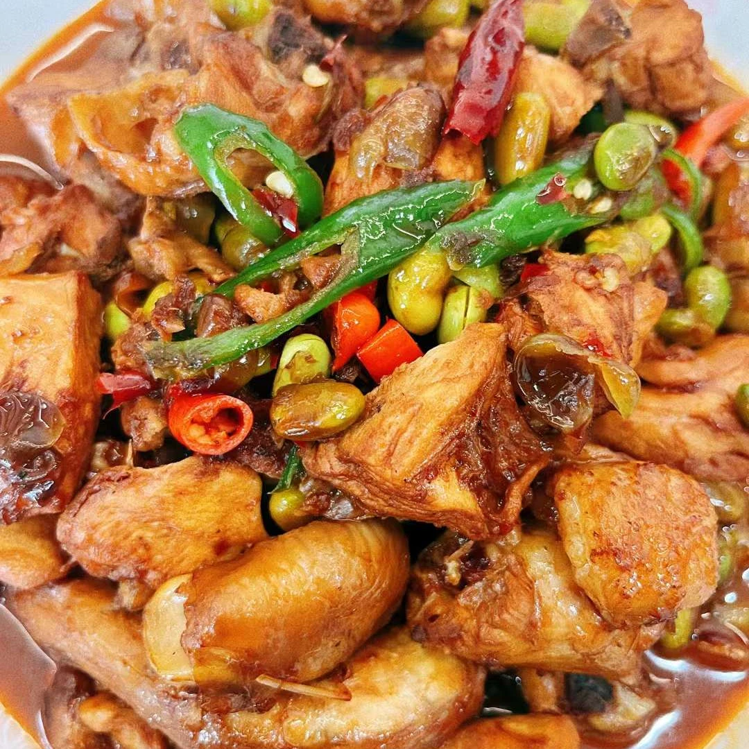 【泰富小厨】毛豆生炒鸡毛豆同城送毛豆同城配鸡肉同城配