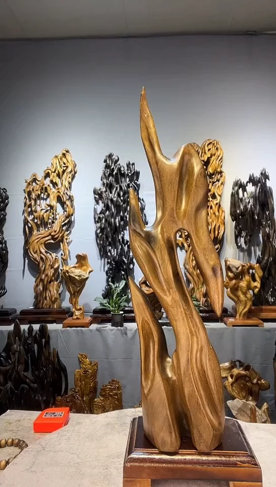 【闪购商品】金丝楠金丝楠小叶桢楠随行摆件53