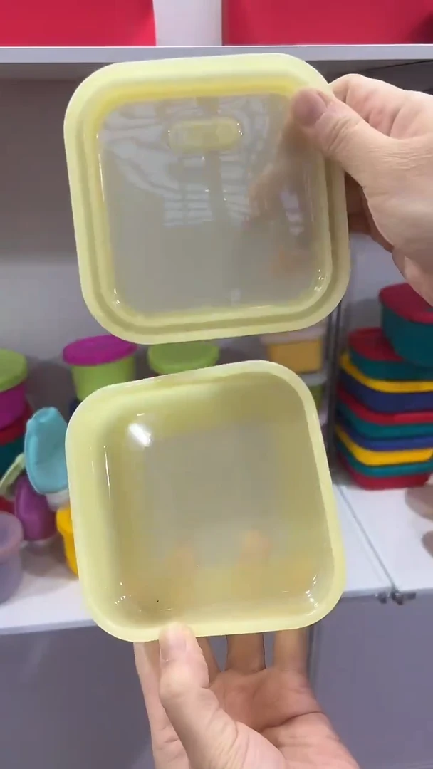 硅胶FF-HX-透黄-0.3L正方排气盒