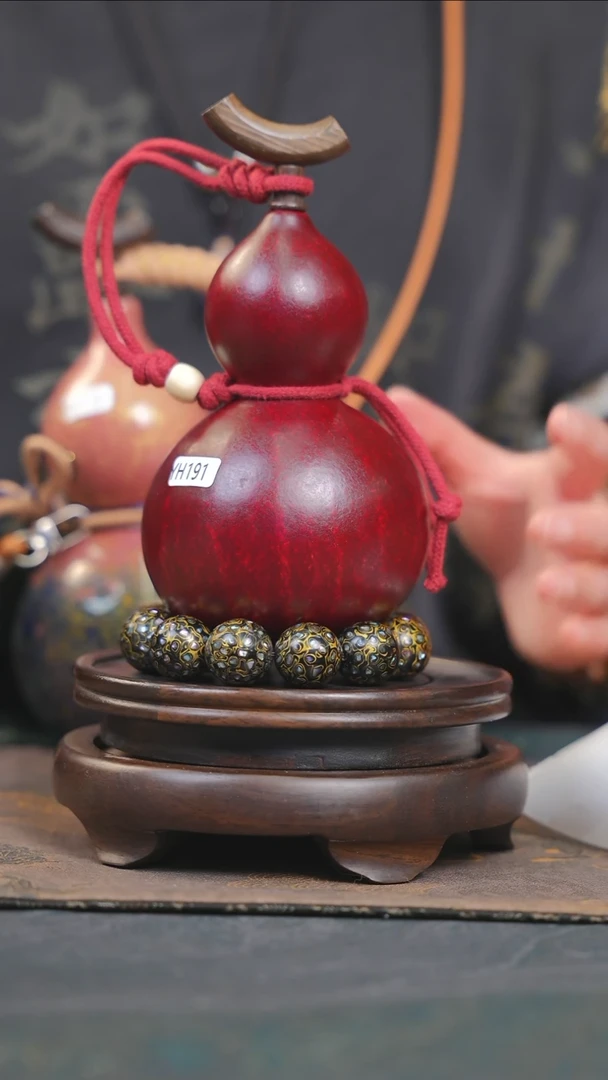 【闪购商品】YH191大漆酒葫芦不包手串及旋转底座
