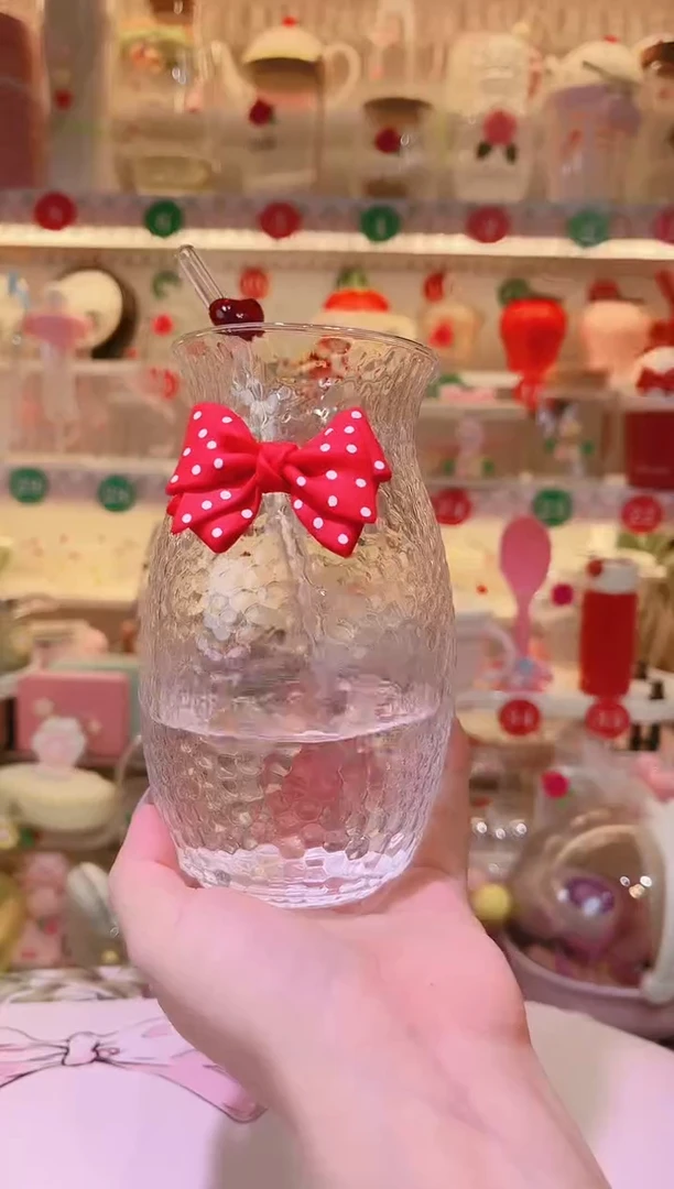 其他品质好发货快放心拍！蝴蝶结吸管果汁杯