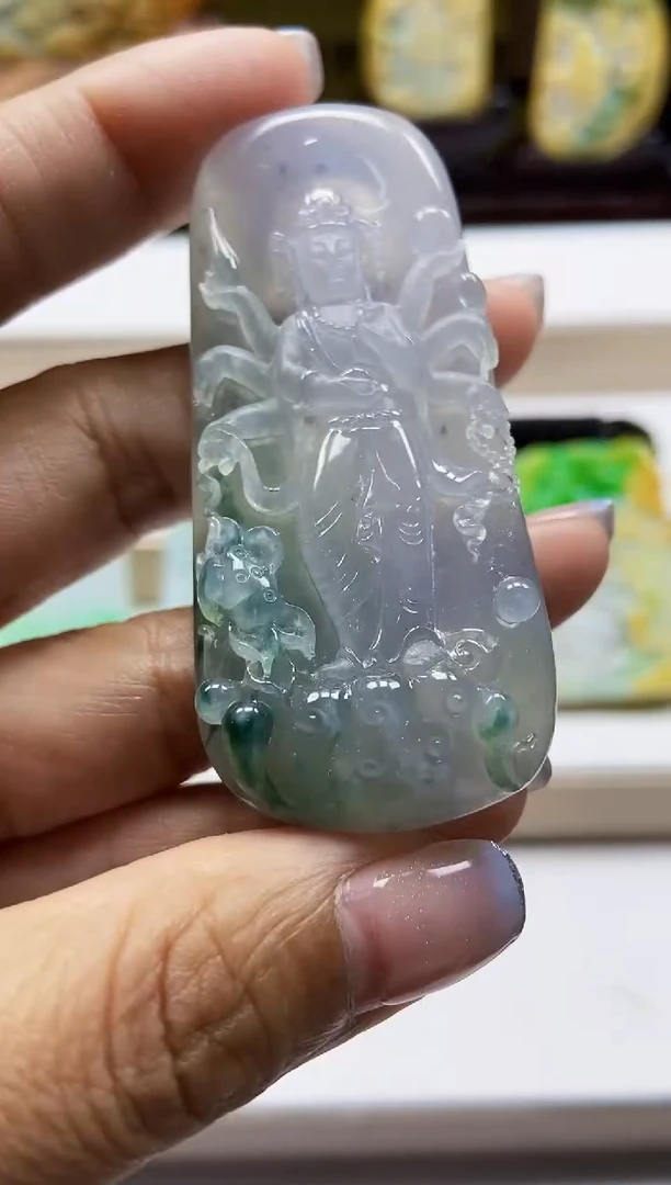 颈饰未镶嵌翡翠翡翠A货