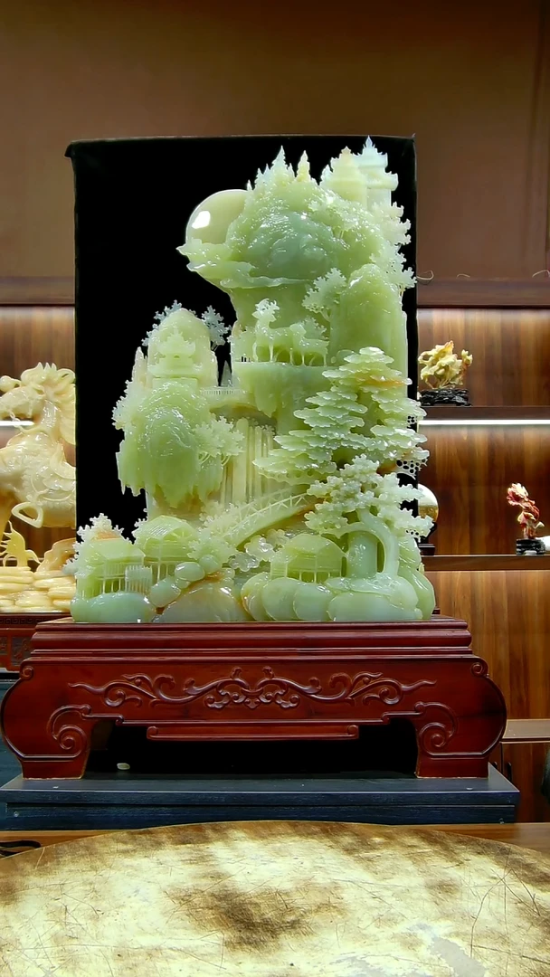 石材秦*曾精品摆件家居摆件