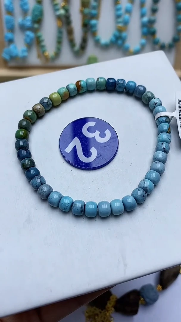 绿松石未镶嵌手串32