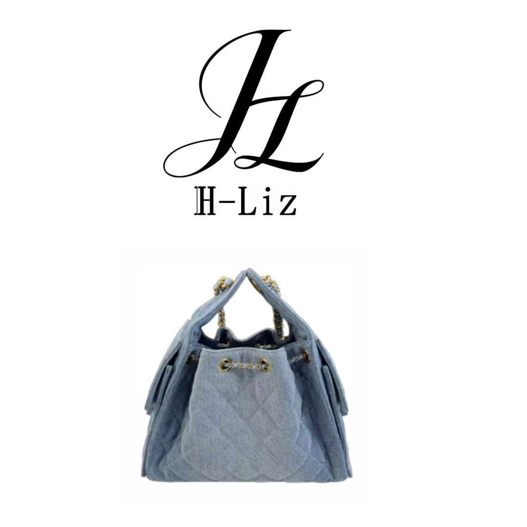 【H-Liz】2605蓝色-HOBO牛仔包包