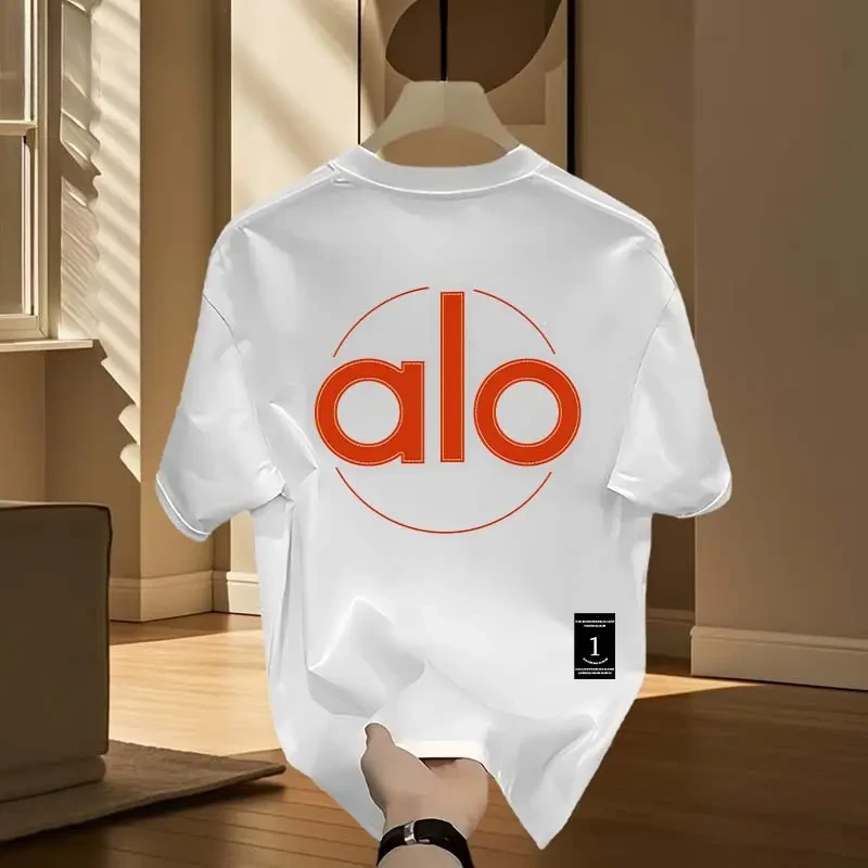 美式高级感宽松圆领男士百搭上衣T恤衫ins重磅纯棉透气时尚短袖