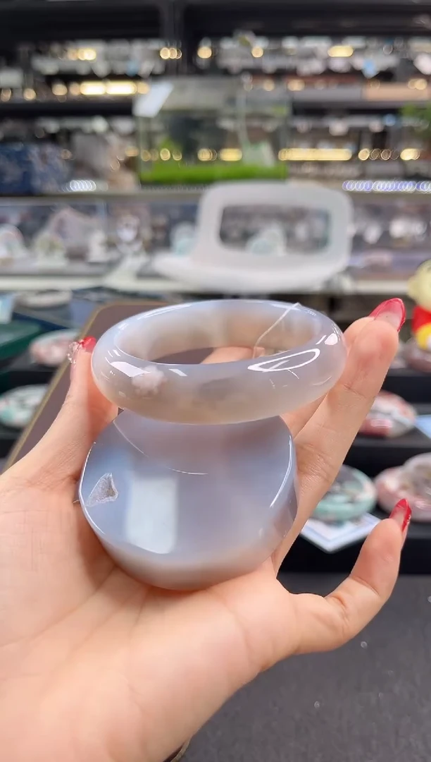 未镶嵌手镯石英质玉61圈口（赠品镯心）6402101