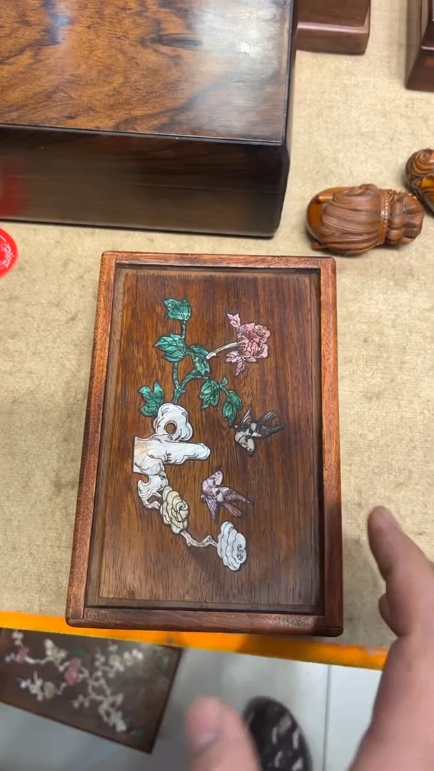 【闪购商品】木鸟踏花枝 机关盒