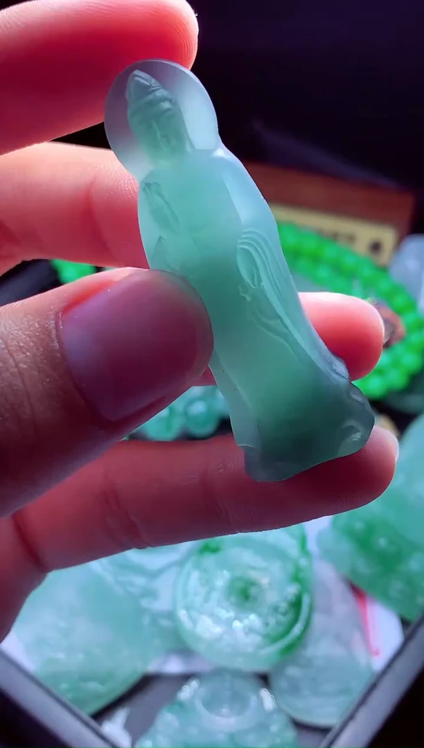 未镶嵌定制翡翠秀*#翡翠毛货定制