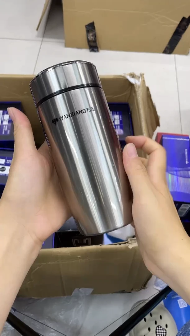 高硼硅玻璃无手柄款万象保温杯f64-460ml