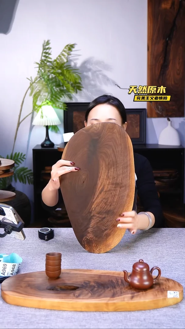 木北美黑胡桃原木.干裂疤结不属于商品质量问题完美主义者慎拍