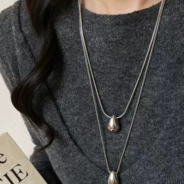 钛钢项链 极简百搭项链