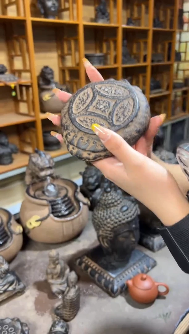 陶土【火山泥】金蟾小底座