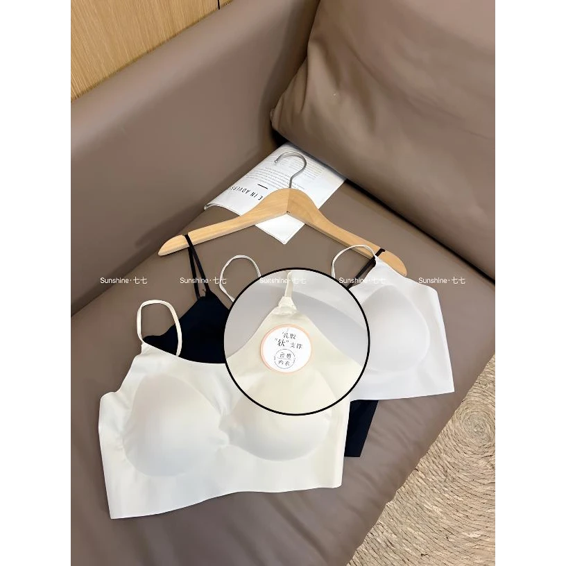 粉底液无痕美背吊带内衣无钢圈固定乳胶杯垫【无痕美背】
