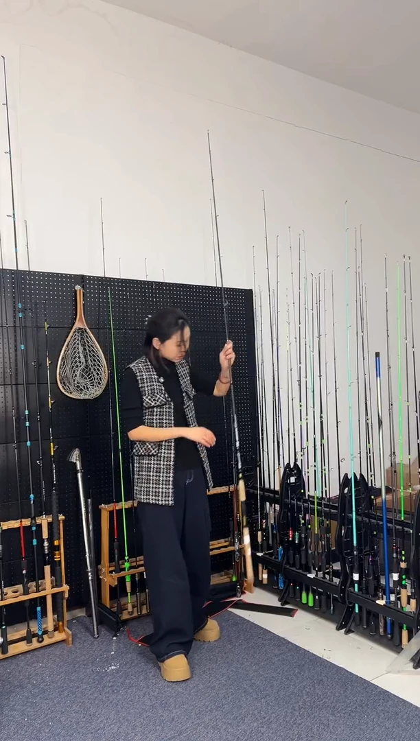 2.1m碳素6号2.1米直柄（瑕疵尾货竿，没有售后，介意勿拍）